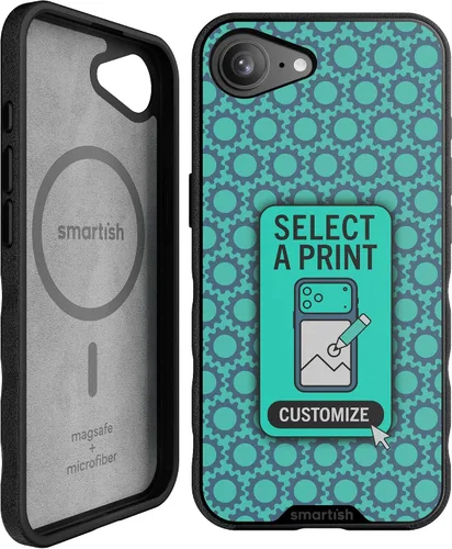 Vista 113 de Smartish iPhone 11 Pro Max Slim MagSafe, Gripmunk, agarre magnético delgado Asunto de corbata negra (MagSafe)