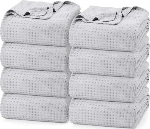 Vista 43 de Utopia Bedding Manta de gofre 100% algodón, tamaño individual, color negro, 90 x 72 pulgadas