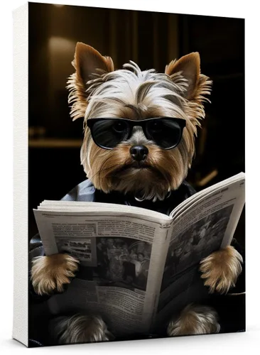 Vista 14 de Thuan Affenpinscher - Póster de lienzo con tus fotos, arte de pared para decoración del hogar, regalo conmemorativo para amantes de las mascotas