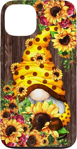 Vista 7 de Yellow Sunflower Gnome for Women Cute Summer Flower Pattern Case for iPhone 17
