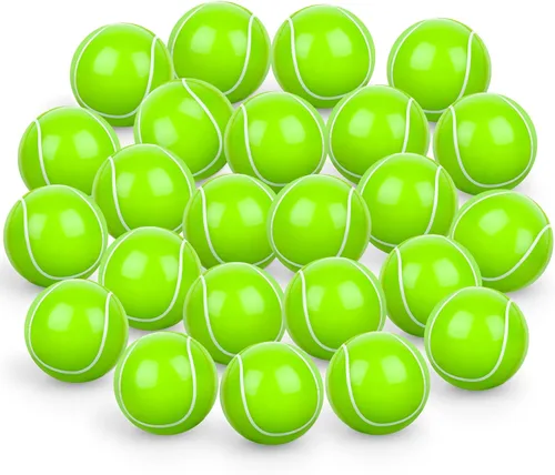 Vista 11 de 24 piezas de pelotas de goma rebotadoras de béisbol para niños, pelotas de goma de 32 mm para deportes de rebote a granel para recuerdos de fiesta