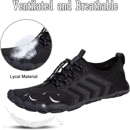 Vista 2 de Water-Shoes-Mens-Womens Quick-Dry Barefoot-Swim Diving Shoes-Aqua-Socks for Sports Climbing Beach Surf