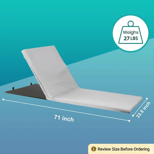 Vista 7 de Respaldo eléctrico para cama de Mobi-Back (versión de cojín de cama completa - Construcción de acero sólido)