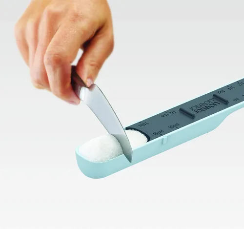 Vista 3 de Joseph Joseph Measure-Up Cuchara Medidora Ajustable para Húmedo y Seco, Azul