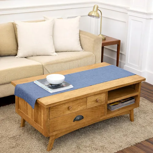 Vista 84 de Solino Home - Camino de mesa de lino natural claro, 14 x 36 pulgadas, Athena, para Acción de Gracias, Navidad, vacaciones, lavable a máquina
