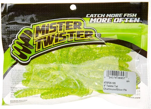 Vista 2 de Mister Twister Fishing Hook 4/0, 1 Piece Escamas Chartreuse