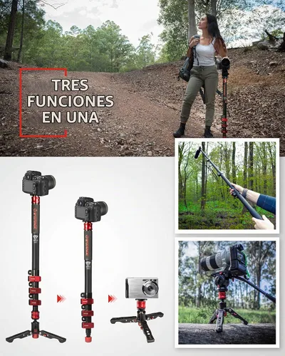 Vista 6 de IFOOTAGE Cobra 3 Monopod A180F Cámara Profesional Monopod 71