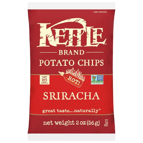 Vista 21 de Kettle Brand Papas Fritas, Backyard Barbeque Kettle Chips, Bolsa de Aperitivos, 1.5 Oz