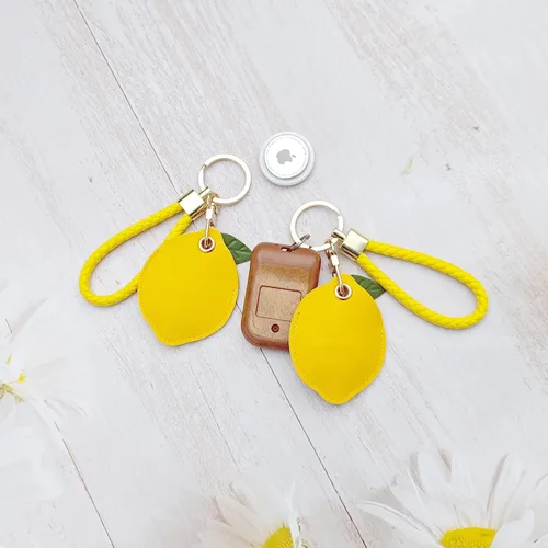 Vista 17 de CATCH ON Paquete de 2 fundas de cuero para Airtag para llavero, bonitos accesorios Kawaii adecuados para Airtag