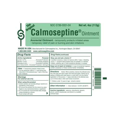 Vista 2 de Calmoseptine Ungüento de 4 oz, Estuche de 12