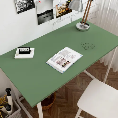 Vista 2 de WESTICK Papel adhesivo verde para paredes, papel tapiz verde extraíble para despegar y pegar, papel tapiz decorativo para dormitorio, papel
