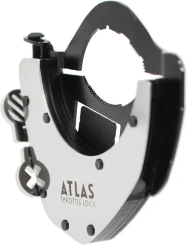 Vista 3 de ATLAS Bloqueo del Acelerador - Una Asistencia del Acelerador de Control de Crucero para Motocicleta, PULIDO (Kit Inferior)