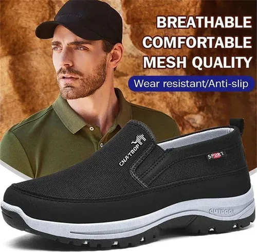Vista 2 de OWTERY CNA Shoes - CNA Trop Shoes para hombre, zapatos ortopédicos Cnatrop para senderismo al aire libre, zapatos Asupwell (azul, 10.5)