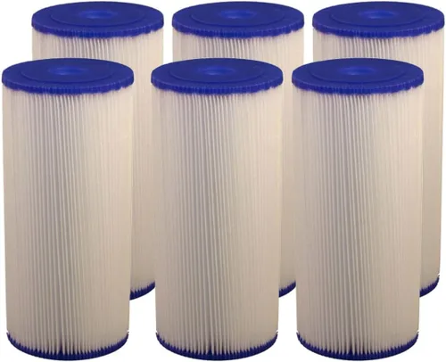 Vista 18 de Tier1 Filtro de agua de 30 micras de 10 x 4.5 pulgadas Cartucho de sedimento plisado de poliéster para toda la casa Reemplazo para filtro