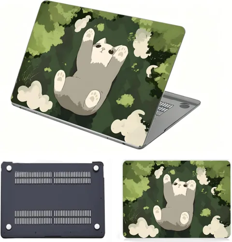 Vista 28 de Funda para laptop compatible con MacBook Air de 15 pulgadas, versión 2026-2023 M5 A3448 M4 A3241 A3114 M3 A2941 M2 Chip con pantalla de retina Mapa