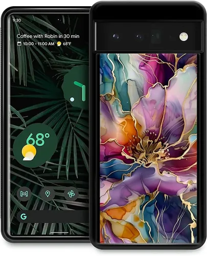 Vista 59 de Compatible con Google Pixel 4A 5G Mobile Case Creative Acrylic Back Panel Silicona Edge Case Slim Protección Especialmente para Google Pixel 4A 5G