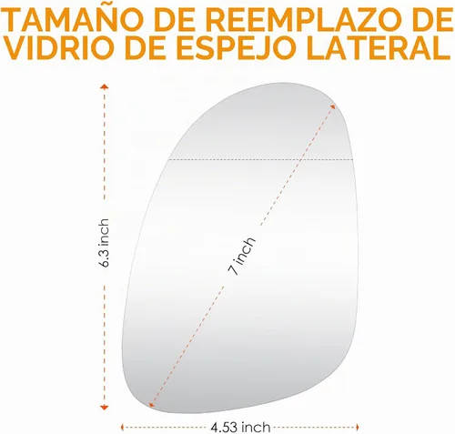 Vista 4 de Espejo retrovisor izquierdo del lado del pasajero+derecho de repuesto para GTI EOS R32 Jetta Passat 2005 2006 2007 2008 2009 2010 repuesto