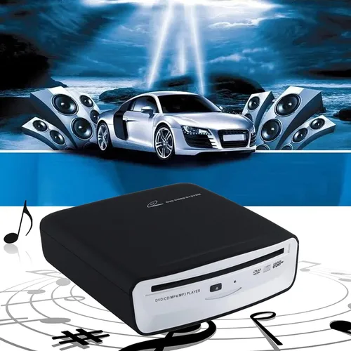 Vista 7 de Reproductor de CD universal externo para coche, reproductor de CD USB externo para automóvil Android Navegación-Plug and Play