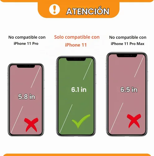 Vista 2 de Bocasal Funda tipo cartera tipo bandolera para iPhone 11, color negro