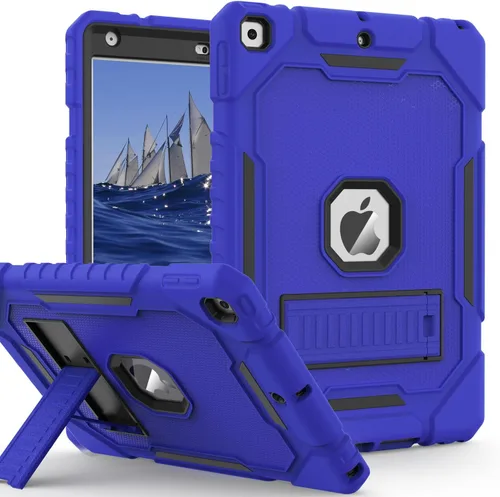 Vista 9 de ZoneFoker Funda para iPad de 9ª/8ª/7ª generación 2021/2020/2019 (10.2 pulgadas), Resistente de Servicio Pesado Grado Militar a Prueba de Golpes