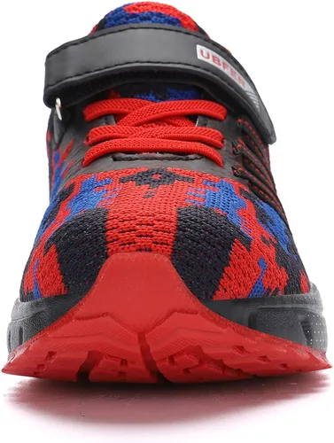Vista 6 de KUBUA - Zapatos deportivos para niños y niñas, tenis para correr, ligeros, transpirables, deportivos y atléticos