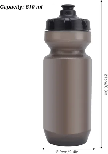 Vista 3 de VGEBY 610ML Botella de agua al aire libre Ciclismo Equipo de fitness para montaña 3 colores disponibles (gris) Sportinggoods Ciclismo Racking