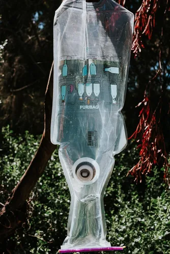 Vista 4 de Puribag Filtro de agua por gravedad, sistema de filtración de agua portátil y filtro de mochilero para camping, senderismo y tratamiento