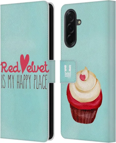 Vista 107 de Head Case Designs Assortment Cupcakes Happiness Leather Wallet Case Compatible with Samsung Galaxy A07 4G Surtido