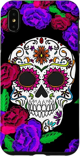 Vista 11 de Funda de regalo mexicana para iPhone 17, diseño de calavera de azúcar