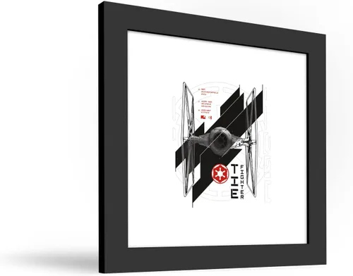 Vista 2 de Trends International Gallery Pops Star Wars: Andor - Póster de pared de Tie Fighter, 12 x 12 pulgadas, versión enmarcada en negro Versión con marco