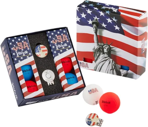 Vista 7 de Volvik Vivid City, State, Country Edition Golf Ball Gift Sets