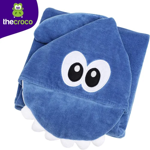 Vista 2 de Toalla de animal con capucha calidad premium: ultra suave, súper absorbente, XL 49 x 28 pulgadas, para niños y bebés, para baño, playa, piscina