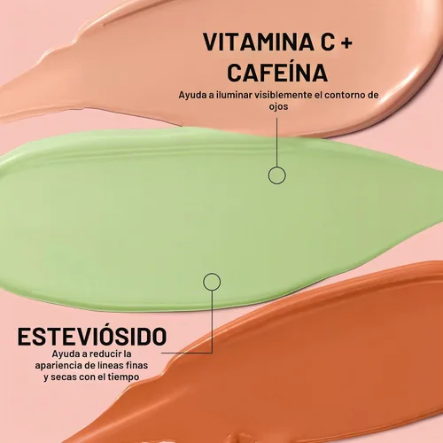 Vista 8 de Revlon Glimmer - Corrector con efecto corrector líquido para debajo de los ojos, hecho con cafeína, vitamina C y esteviosido, 100 Verde, 0.3 fl oz