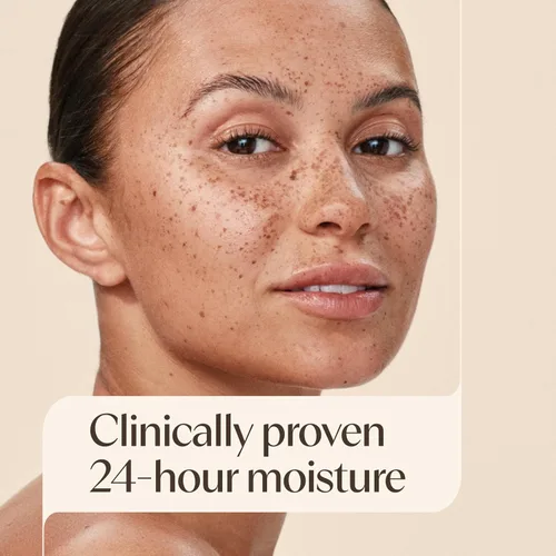 Vista 4 de Aveeno Calm + Restore Triple Oat Suero Facial Hidratante para pieles sensibles, suave y ligero que suaviza instantáneamente la piel,