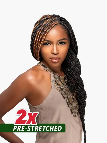 Vista 3 de ¡Ofertas de paquetes múltiples! Sensationnel Trenzas de pelo sintético XPRESSION 2X trenza preestirada 48 pulgadas