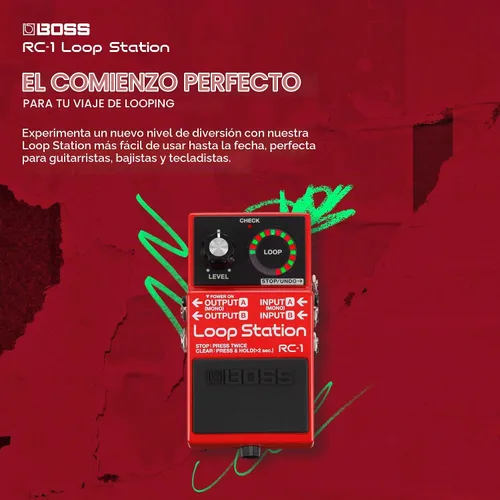 Vista 2 de BOSS RC-1 Loop Station - Pedal de guitarra