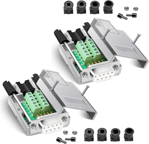 Vista 8 de 10PCS DB9 Solderless Serial a 9pin macho hembra conector de ruptura