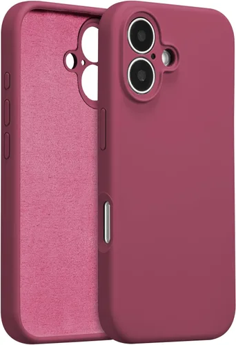 Vista 16 de Funda de silicona para iPhone Air, con [protección completa de la cámara] [forro de microfibra suave antiarañazos], funda de silicona líquida ultra