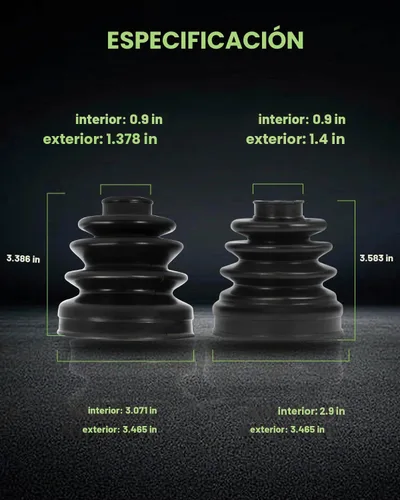 Vista 6 de SCITOO Kit de botas de eje CV para 1999-2005 para Polaris Sportsman 500 700 pares interior exterior