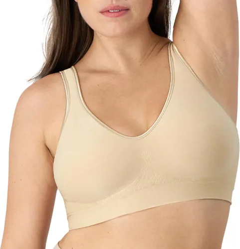 Vista 16 de Bali Sostén sin varillas para mujer, Comfort Revolution - Sostén sin costuras estilo camiseta para mujer, ComfortFlex Fit Almendra Az