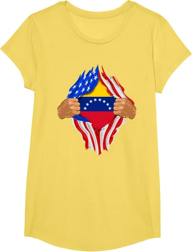 Vista 13 de Camiseta Venezuelan Blood Inside Me Regalo de la bandera de Venezuela, Blanco