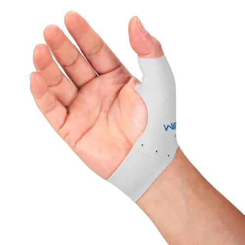 Vista 8 de Muñequera de pulgar con funda de compresión (2 PIEZAS) para alivio del dolor de artritis, protector de soporte, guante interior de férula de espiga