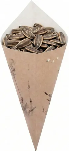 Vista 9 de Conetek - Conos de papel negros de 10 pulgadas para aperitivos, ecológicos: Perfectos para aperitivos, conos de papel aptos para alimentos Estampado