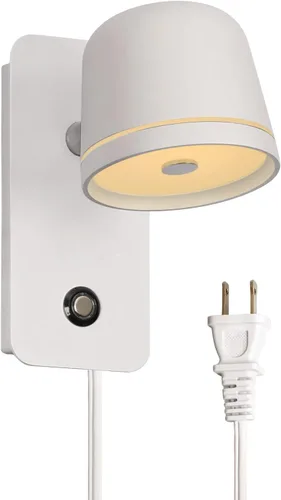 Vista 15 de Aisilan - Aplique de pared, luz de pared regulable al tacto con 3 temperaturas de color, lámpara de pared LED ajustable de 7 W CRI97, moderno
