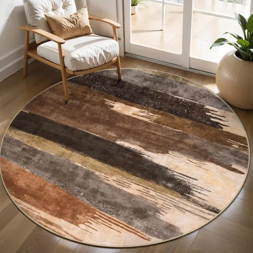 Vista 74 de Ciicool Alfombra moderna abstracta de 2 x 3 pulgadas, lavable, pequeña, antideslizante, de pelo bajo, alfombra de entrada plegable para cocina