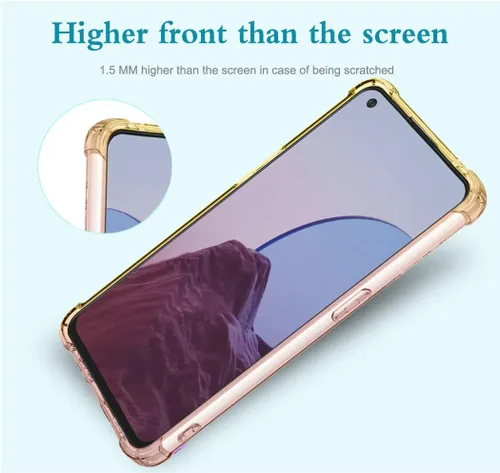 Vista 5 de OnePlus Nord N20 5G - Funda protectora para teléfono (negro/dorado)