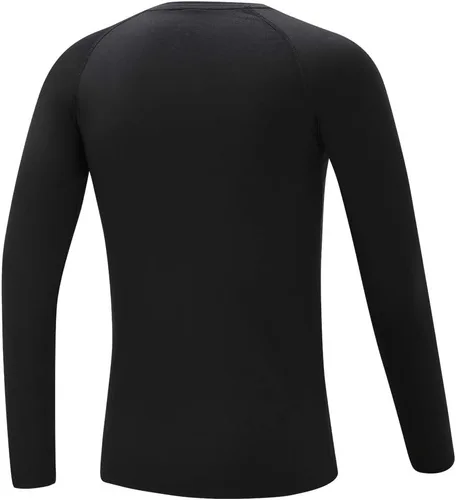 Vista 3 de DEVOROPA Camiseta térmica de compresión para niños y jóvenes, camiseta interior de manga larga de forro polar para fútbol y béisbol