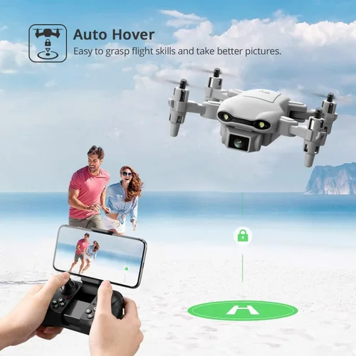 Vista 8 de Mini Drone DRONEEYE 4DV9 con cámara HD 1080P para niños, video en vivo FPV, cuadricóptero RC para adultos, principiantes, juguetes, regalos