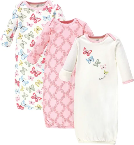 Vista 13 de Touched by Nature - Camisones unisex de algodón orgánico para bebé