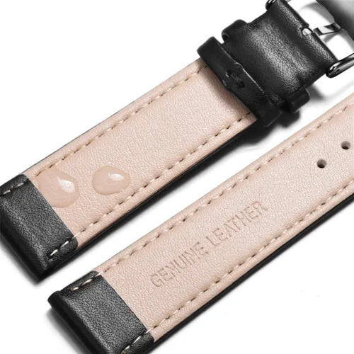 Vista 7 de OLEVS Brown Black Leahter Strap Quartz Analog Ultra Thin Minimalist Male Wrist Watches Waterproof Date Dial